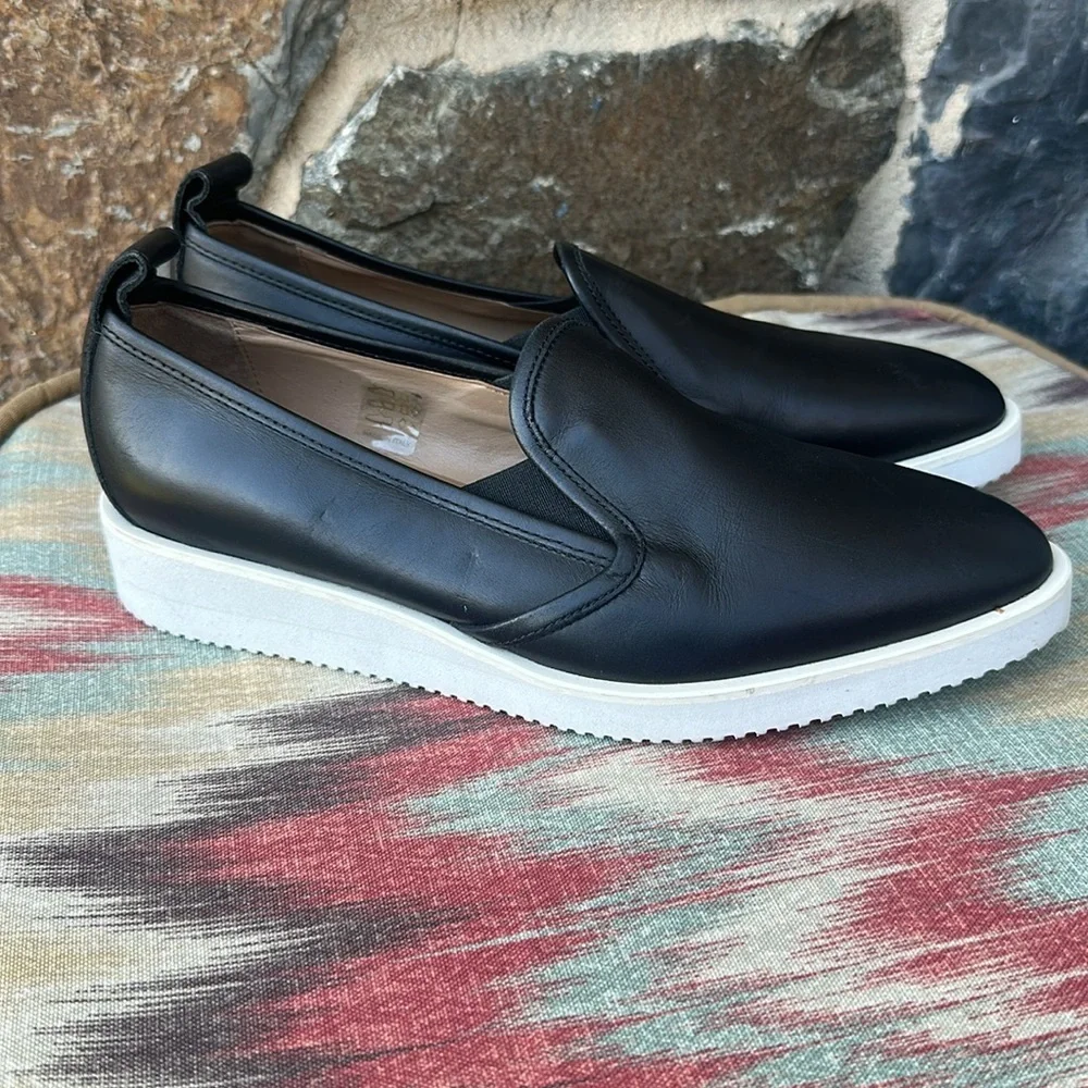 NEW Everlane Leather Street Shoe Black Size 8.5